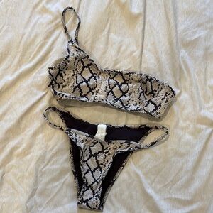 Snakeskin Bikini Set